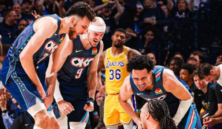 NBA: OKC Thunder aventaja a los Lakers 2-0 en las Semifinales de Conferencia