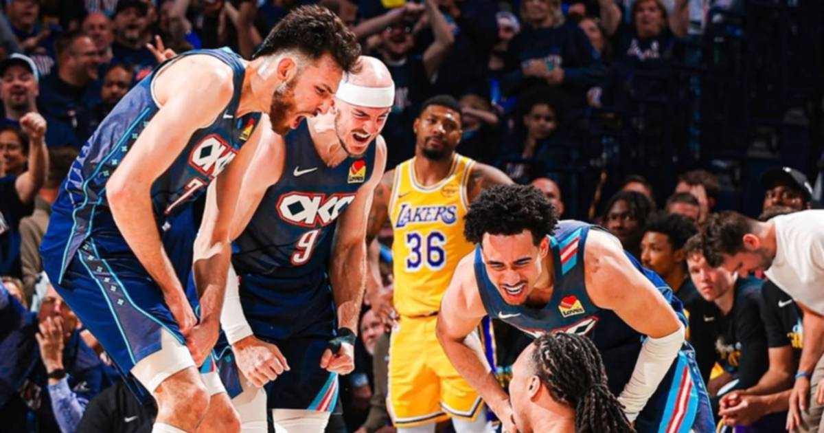 NBA: OKC Thunder aventaja a los Lakers 2-0 en las Semifinales de Conferencia