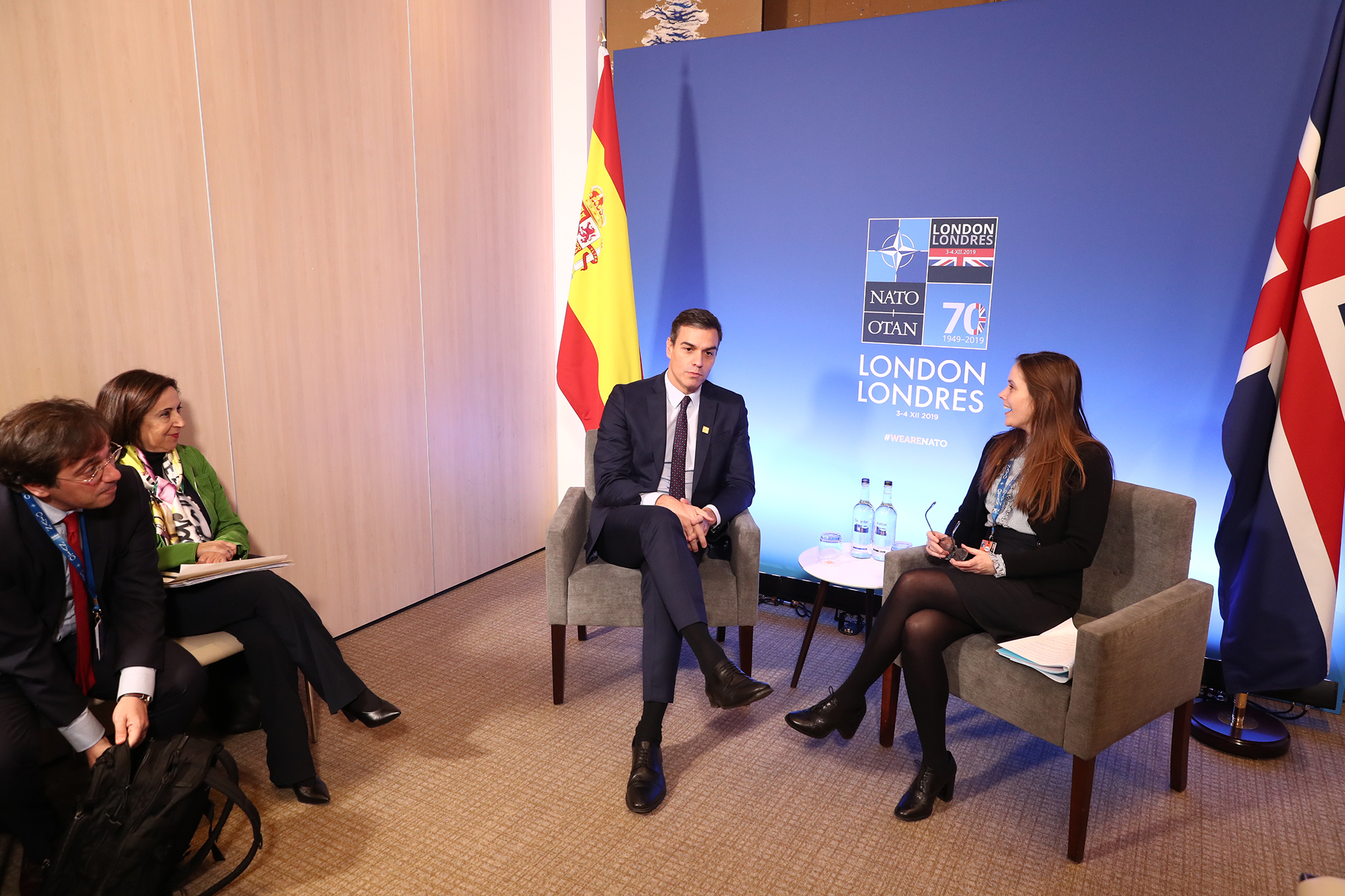 Representantes de la OTAN y la Unión Europea se reúnen en Bruselas.