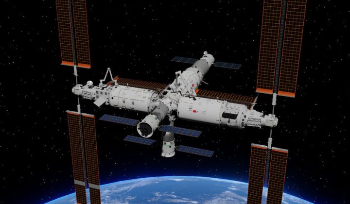 China expandirá su estación espacial Tiangong para igualar la capacidad de astronautas de la EEI