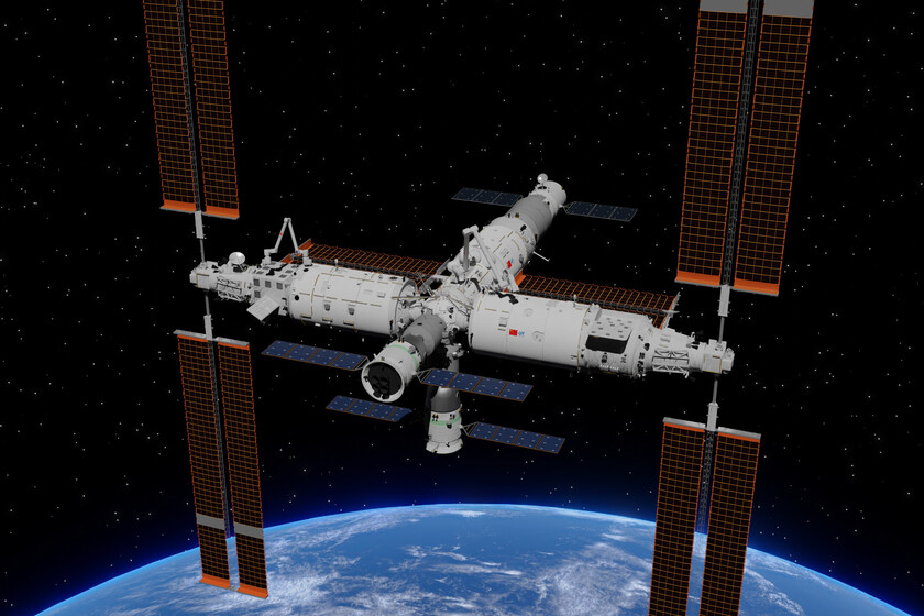 China expandirá su estación espacial Tiangong para igualar la capacidad de astronautas de la EEI
