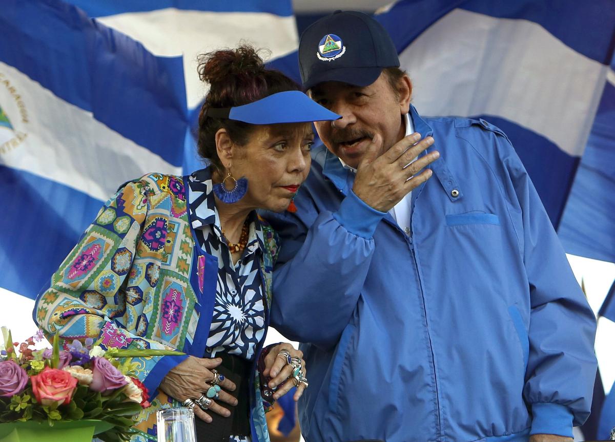 Imagen representativa de personal militar de diversas nacionalidades (Nicaragua, Rusia, China, EE.UU., Cuba) participando en ejercicios de cooperación o asistencia humanitaria.