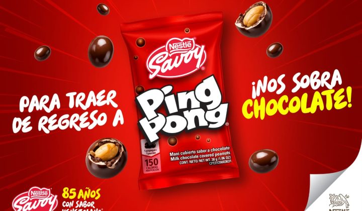 El popular dulce Ping Pong regresa a Venezuela para celebrar el 85 aniversario de Savoy
