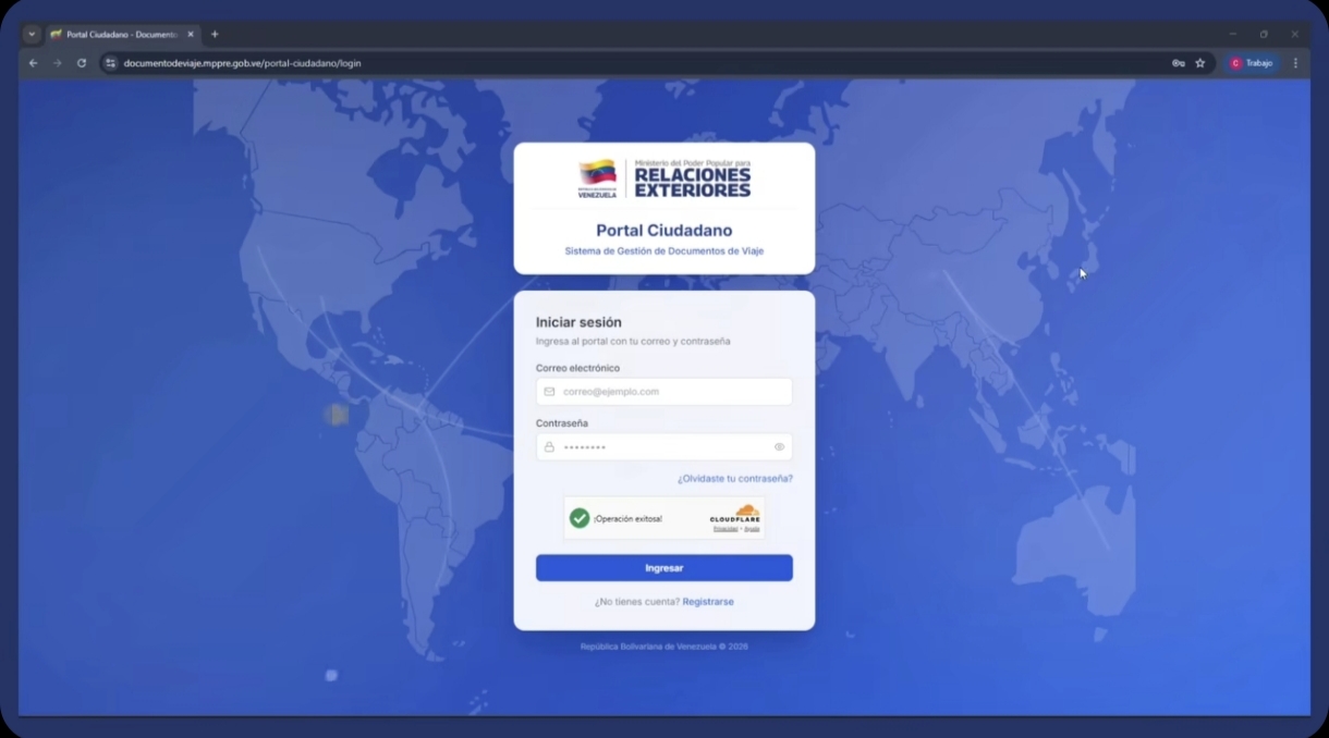 Cancillería venezolana lanza plataforma digital para tramitar salvoconductos desde el extranjero
