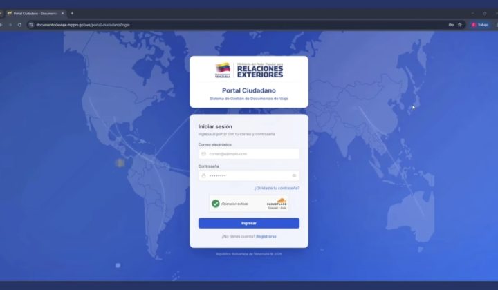 Venezolanos en el Exterior Podrán Obtener Documento Electrónico de Viaje a Través de Nueva Plataforma Digital