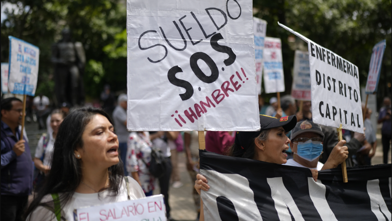 Sindicatos venezolanos exigen aumento salarial real frente a la política de bonificaciones