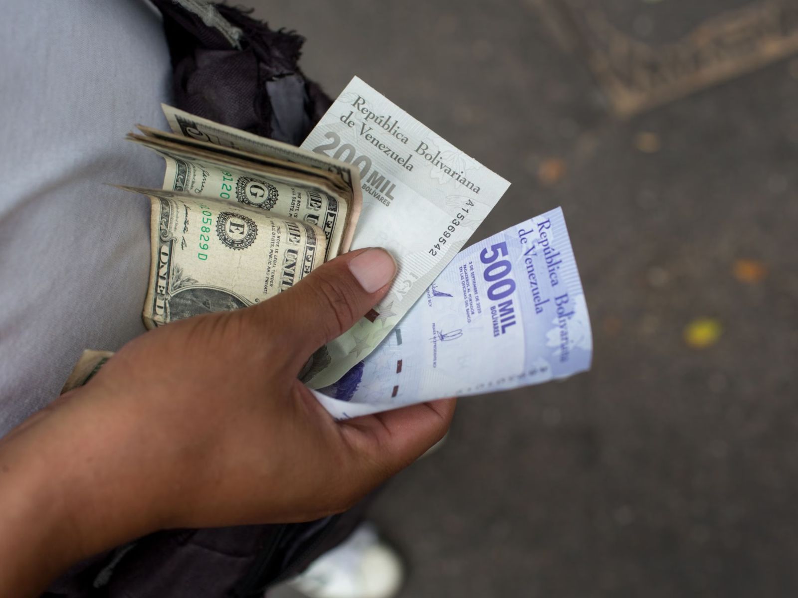Gráfico o imagen que representa la percepción de la situación económica en Venezuela.