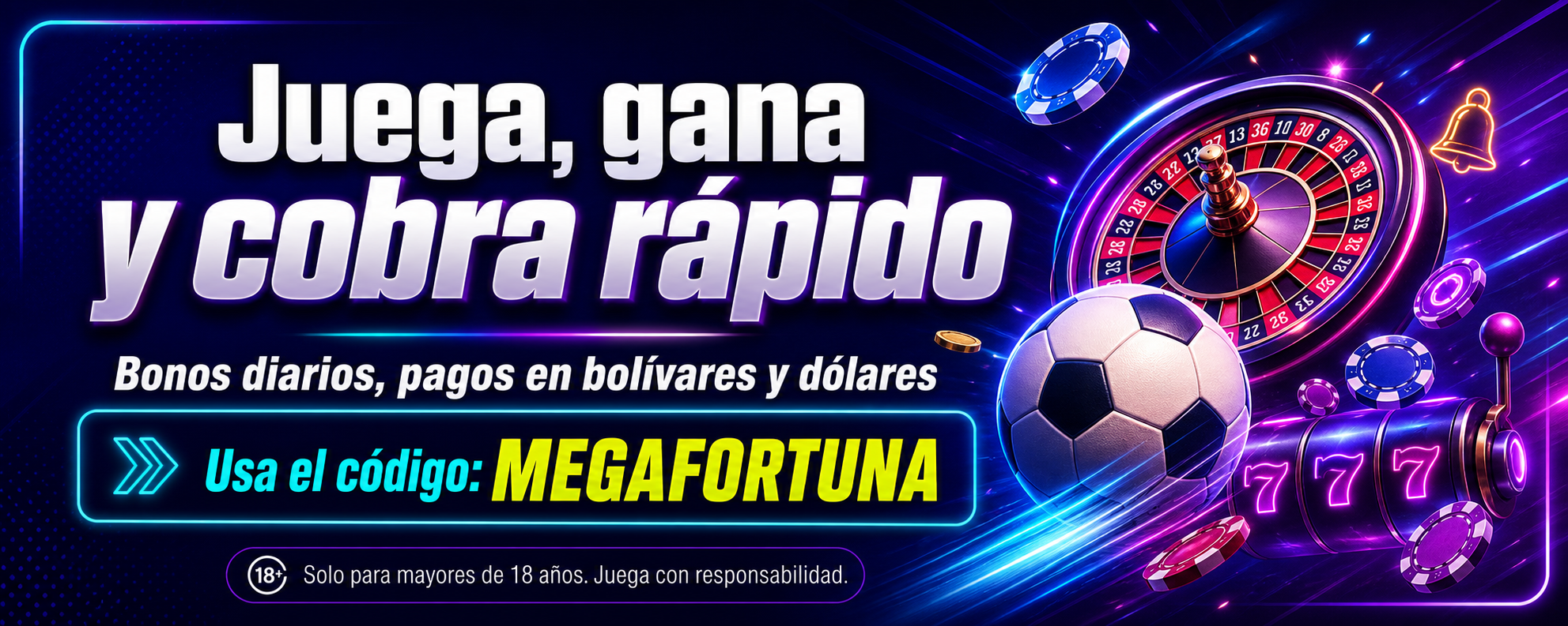Megafortuna Footer Wide Banner