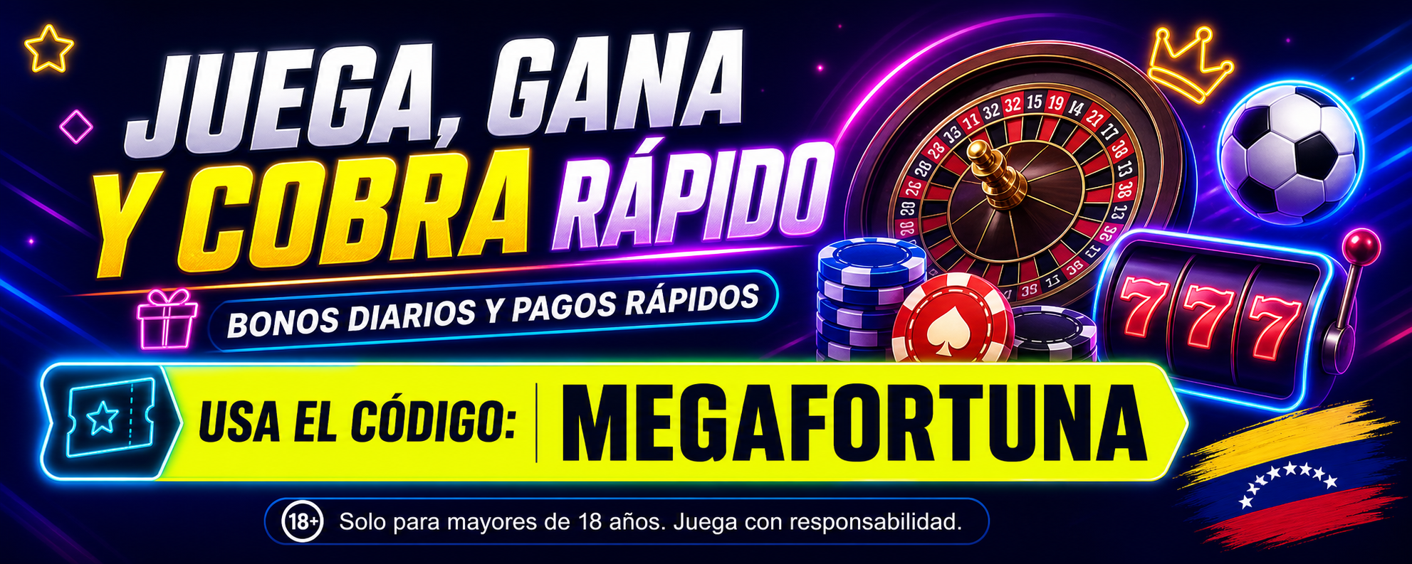 Megafortuna Homepage Wide Banner