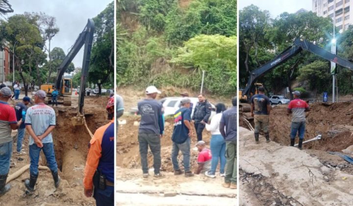 Servicio de agua en Baruta se normalizaría este 26 de mayo tras reparación de tubería matriz