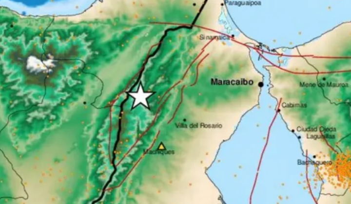 Temblor de magnitud 4,3 sacude el estado Zulia sin reportar daños
