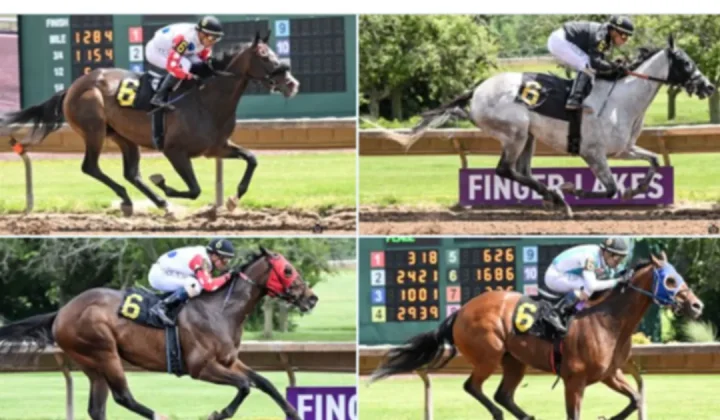 El circuito hípico de Finger Lakes, en Nueva York, fue testigo de una actuación estelar del jockey venezolano Keiber Coa este miércoles, qui