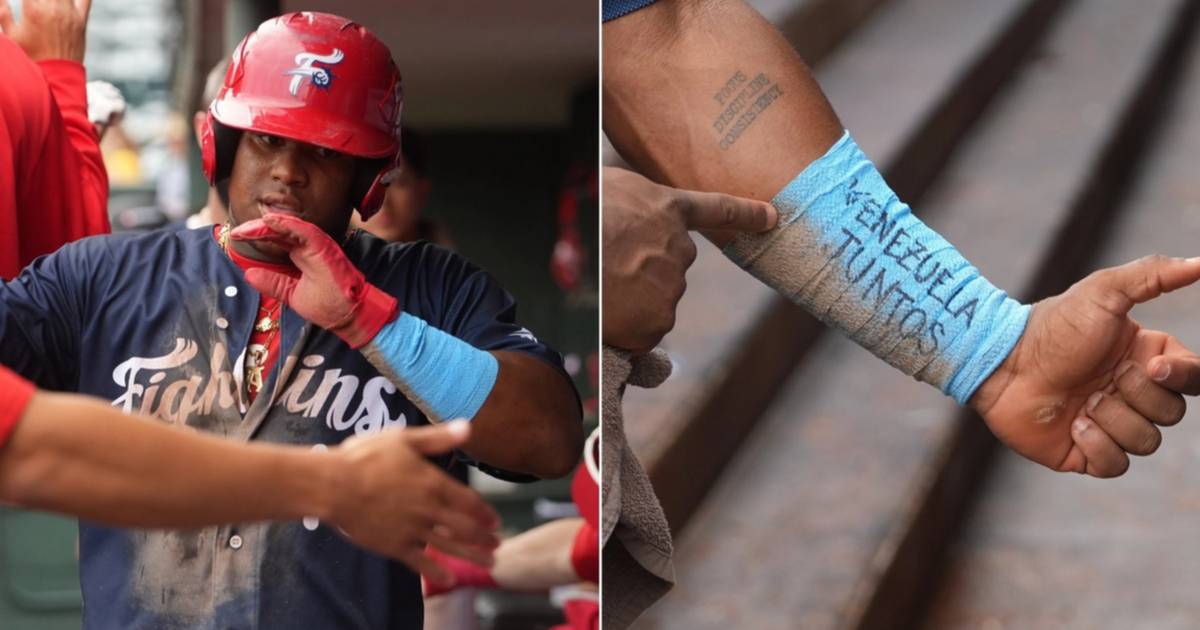 Prospecto de los Phillies dedica su jonrón a Venezuela en medio de la tragedia
