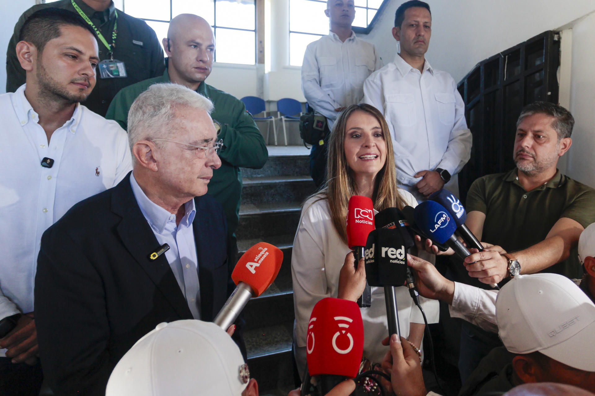 Fotografía del expresidente colombiano Álvaro Uribe.