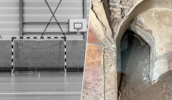 Descubren lujosa mansión romana del siglo II d.C. bajo un gimnasio escolar en Roma