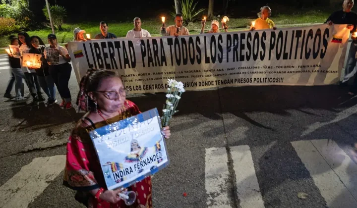 Familiares y activistas de presos políticos en Venezuela hicieron un llamado a la Embajada de Estados Unidos en Caracas para que intervenga