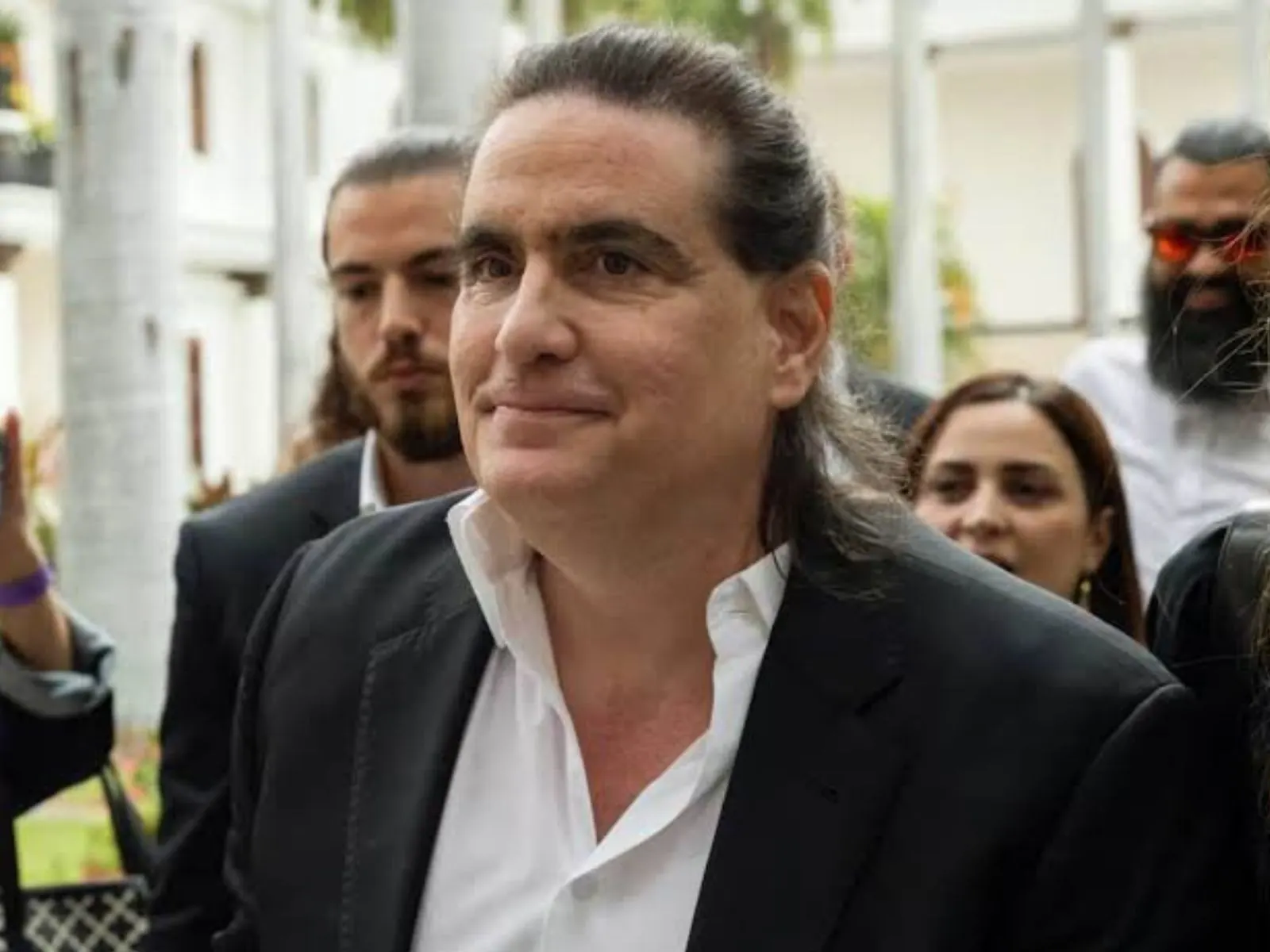El empresario colombiano Alex Saab en el contexto de una audiencia judicial.