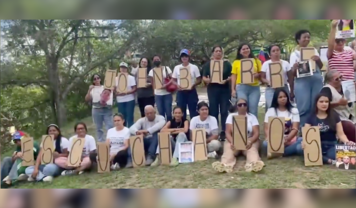 Familiares de presos políticos exigen ser escuchados por EE.UU. en Caracas