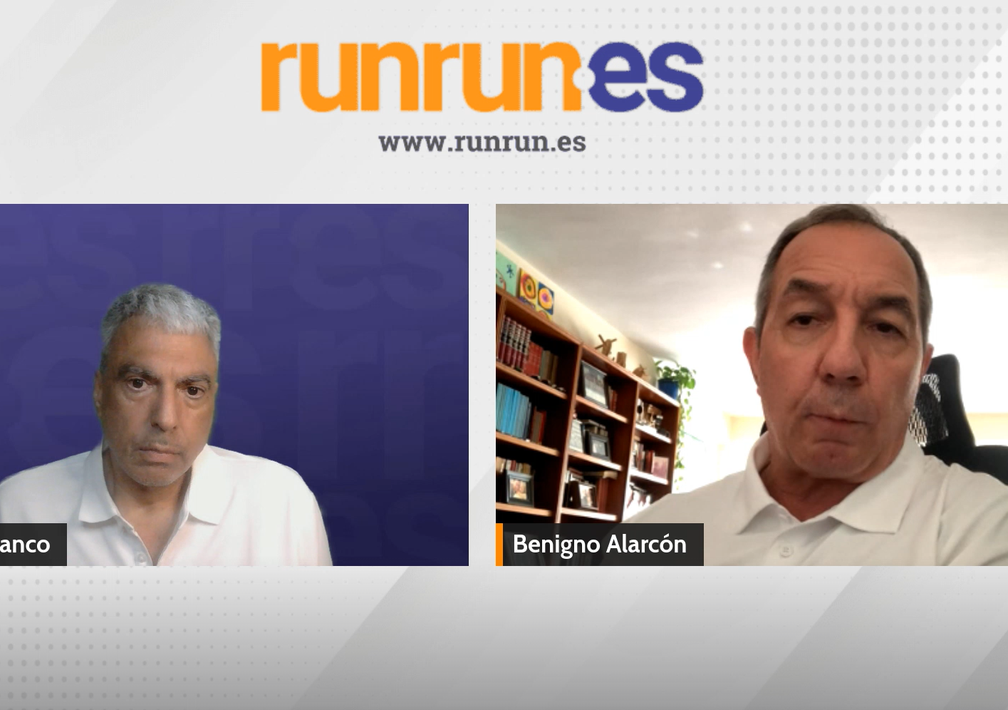 Analista político Benigno Alarcón durante una entrevista.