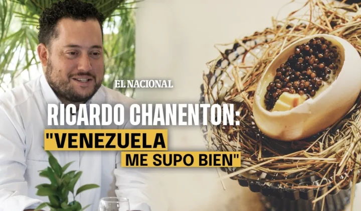 Ricardo Chaneton regresa a Venezuela y comparte su primer bocado