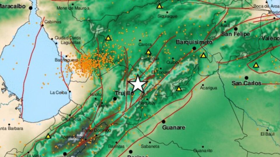 Sismo de magnitud 4.4 sacude a Portuguesa y se percibe en Lara, Trujillo y Zulia