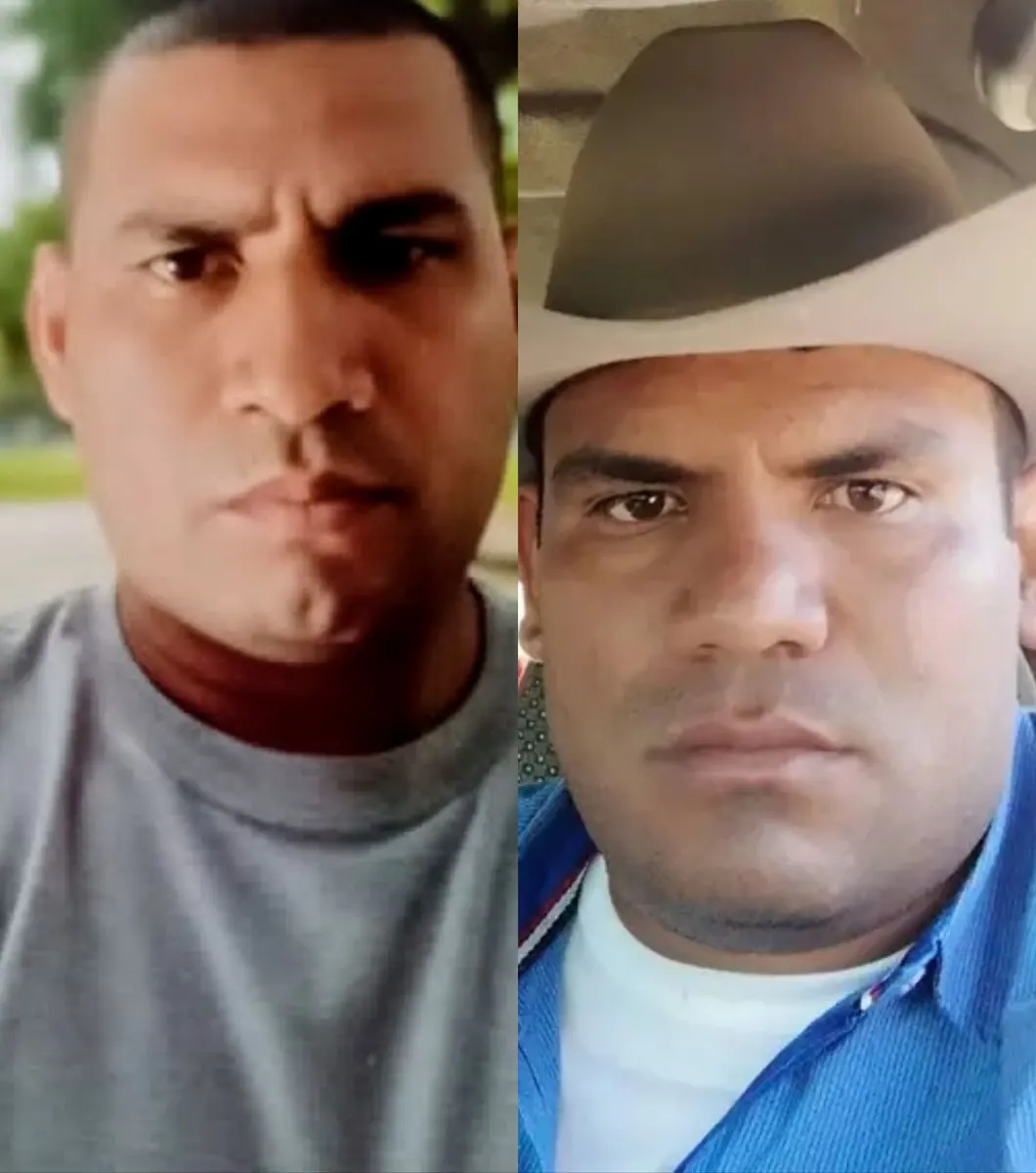 Imagen de pescadores colombianos recluidos en el penal El Rodeo, Venezuela, con sus familiares exigiendo justicia.