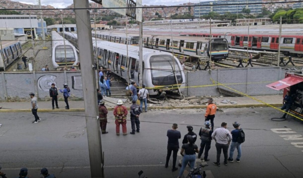 Investigarán descarrilamiento de vagón del Metro de Caracas en Propatria