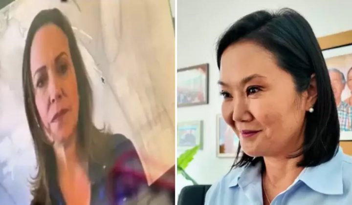 Una conversación telefónica entre la líder opositora venezolana María Corina Machado y la candidata presidencial peruana Keiko Fujimori ha p