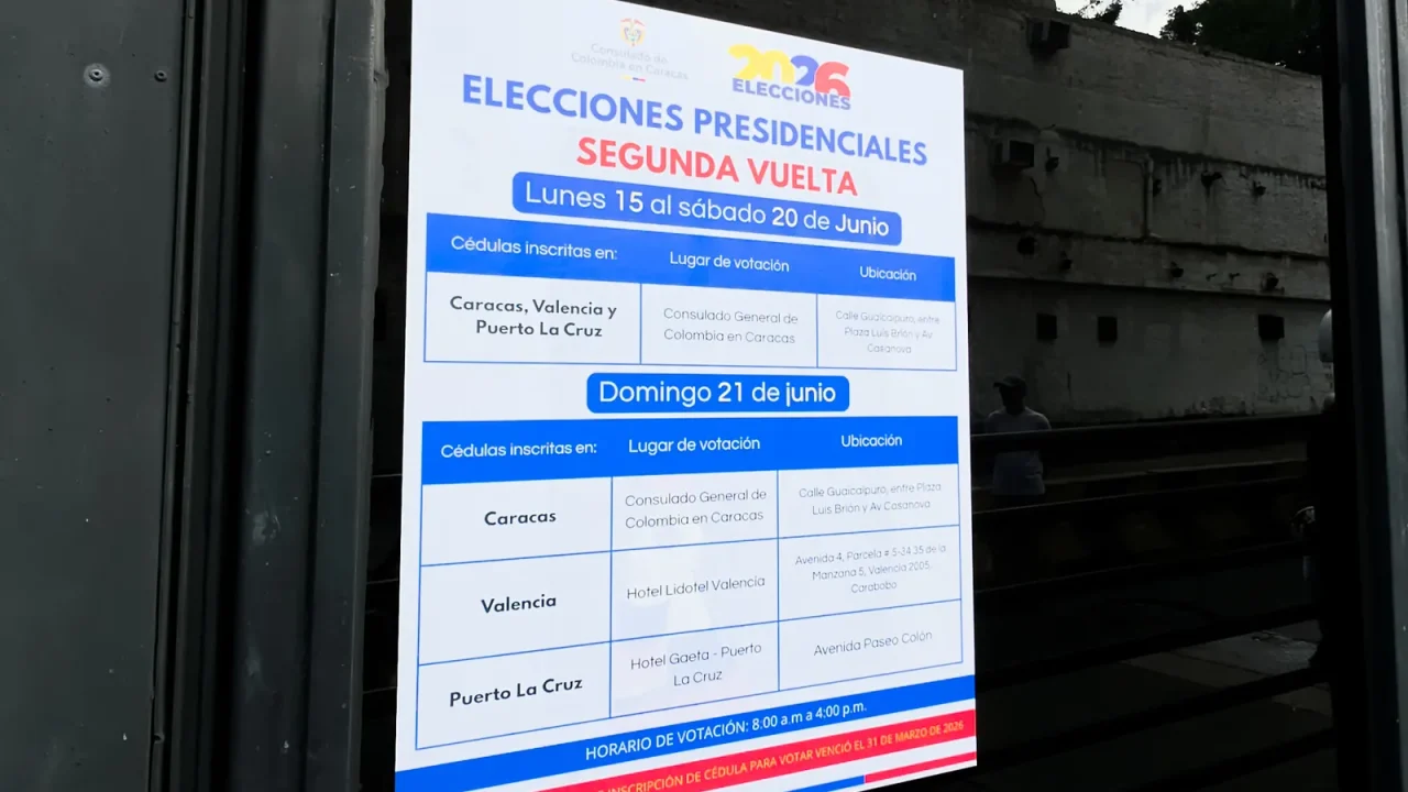 La democracia colombiana se vivió intensamente en Caracas durante la segunda vuelta presidencial, donde miles de ciudadanos residentes en Ve