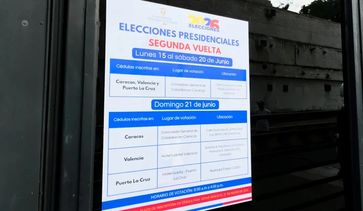 La democracia colombiana se vivió intensamente en Caracas durante la segunda vuelta presidencial, donde miles de ciudadanos residentes en Ve