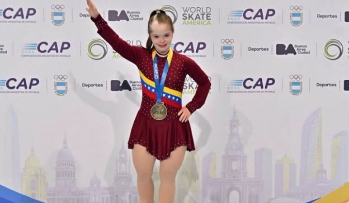 Jessica Jacinto brilla en el Panamericano de Patinaje Artístico en Argentina