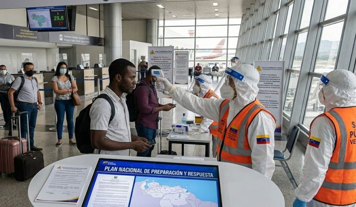 Venezuela implementará controles sanitarios en aeropuertos y puertos ante brotes de ébola