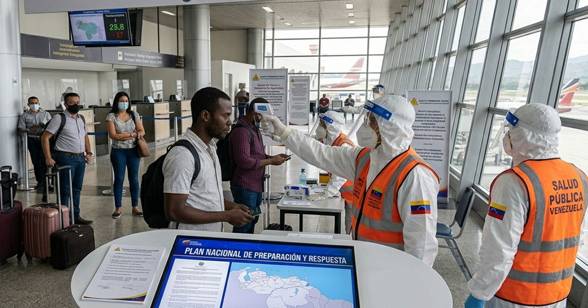 Venezuela implementará controles sanitarios en aeropuertos y puertos ante brotes de ébola