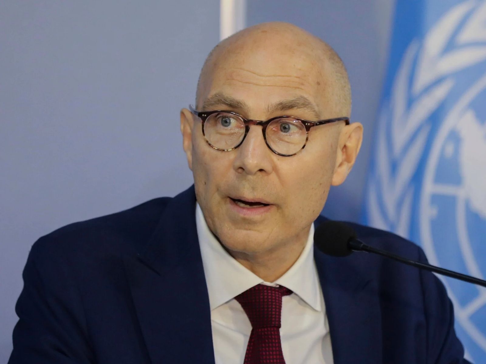 Sede del Consejo de Derechos Humanos de las Naciones Unidas en Ginebra, Suiza, durante una sesión.