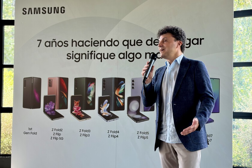 Samsung domina el mercado de plegables en España con el 93% de las ventas, según un directivo