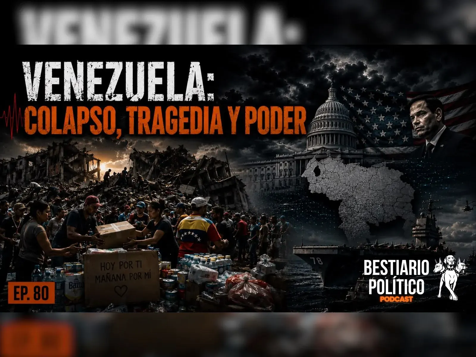 Marco Rubio en conferencia de prensa sobre el plan de transición democrática en Venezuela