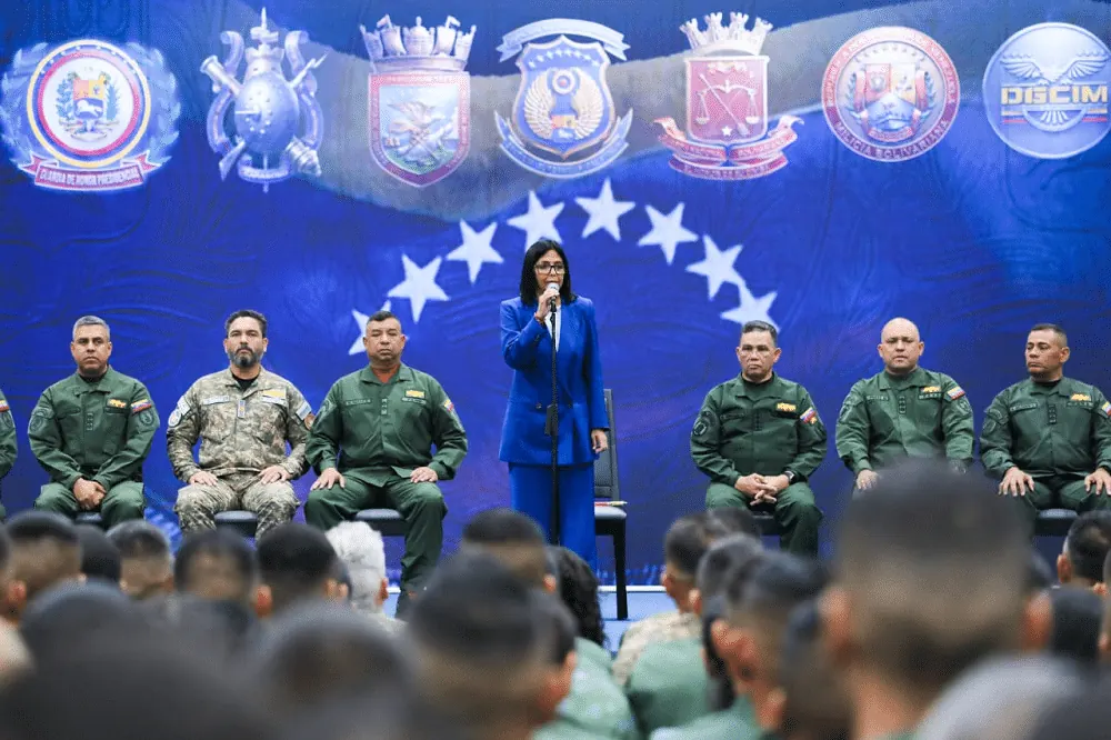 Delcy Rodríguez anuncia nuevos nombramientos en la cúpula de la FANB