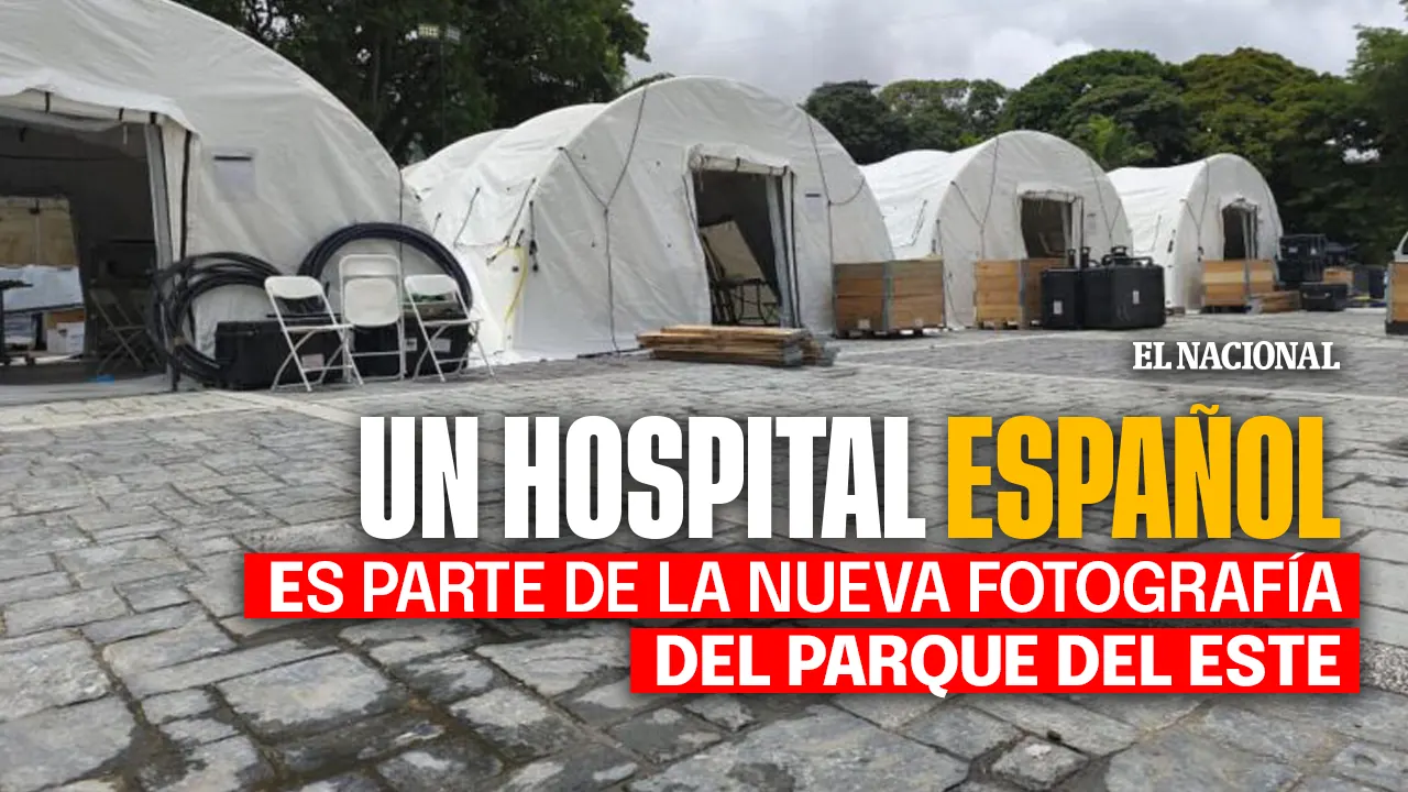 Hospital español atiende a cientos de pacientes en el Parque del Este tras los últimos sismos