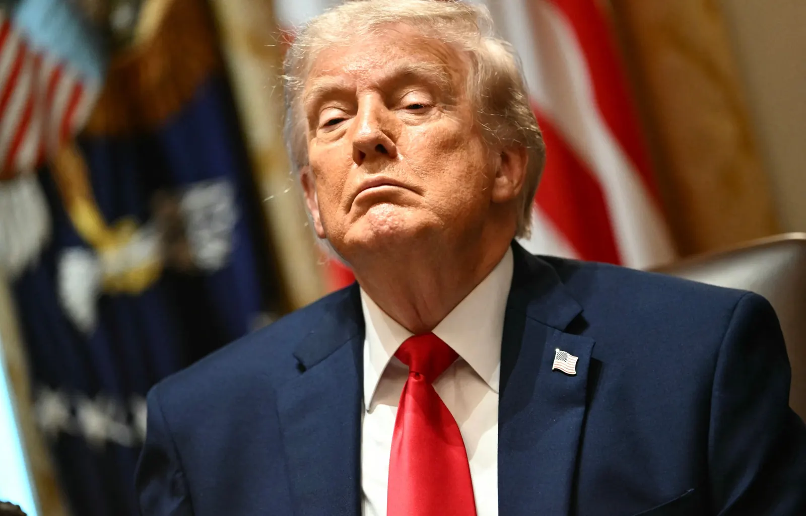 El presidente de Estados Unidos, Donald Trump, en una conferencia.