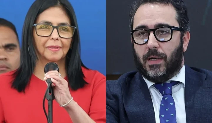 Delcy Rodríguez inicia acciones legales contra Víctor de Aldama por presuntas injurias