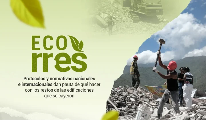 La gestión de los escombros derivados de los sismos ocurridos el pasado 24 de junio en La Guaira se ha convertido en un foco de debate y pre