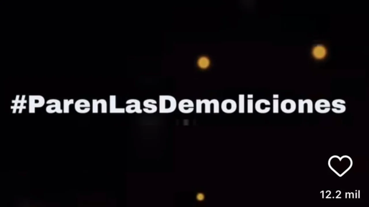 Creadores de contenido exigen el cese de demoliciones en edificios colapsados por terremotos