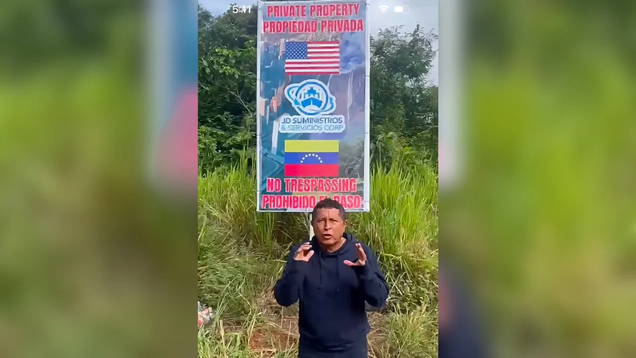 El alcalde del municipio El Callao, Coromoto Lugo, ha manifestado su preocupación por la reciente llegada de inversión de capital norteameri