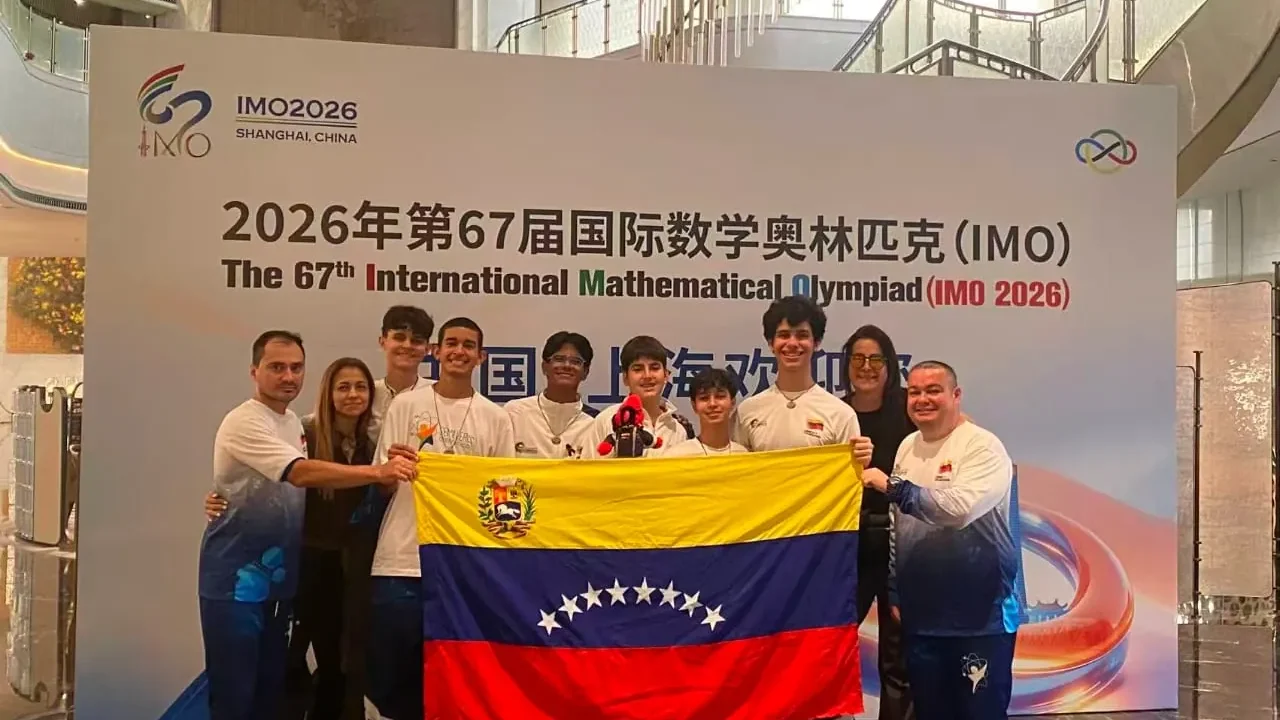 Estudiantes venezolanos compiten en la Olimpiada Internacional de Matemáticas en Shanghái