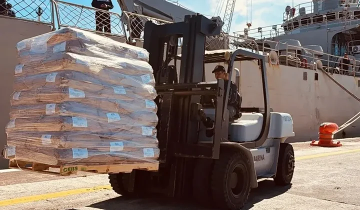 México envía 718 toneladas de ayuda humanitaria a Venezuela en segundo cargamento marítimo