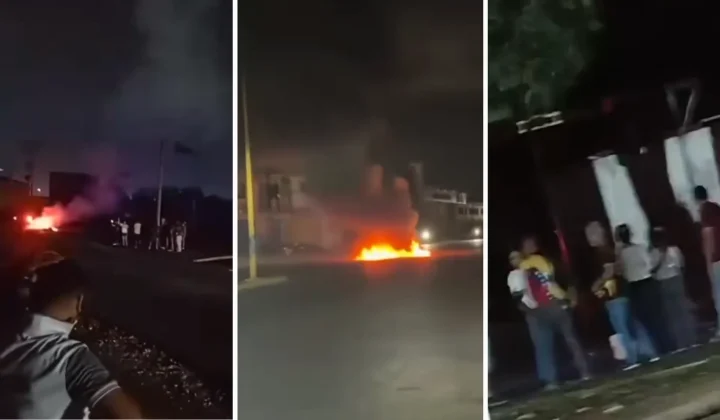 Vecinos de Valencia, San Diego y Naguanagua protestan por los apagones en Carabobo