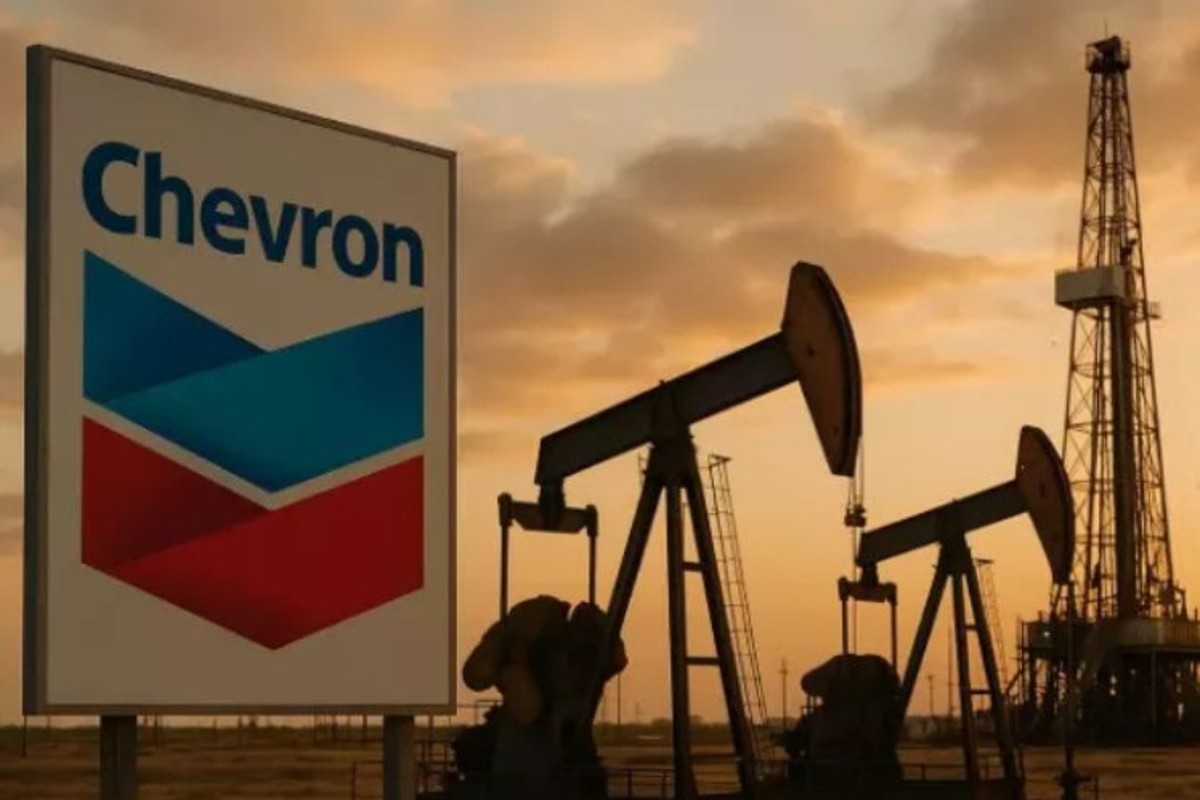 Instalaciones de Chevron en la Faja del Orinoco, Venezuela, durante operaciones de extracción de crudo